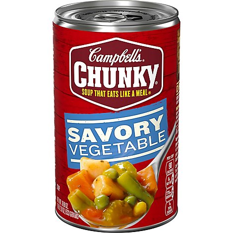 Campbells Chunky Soup Savory Vegetable - 18.8 Oz