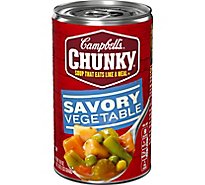 Campbells Chunky Soup Savory Vegetable - 18.8 Oz
