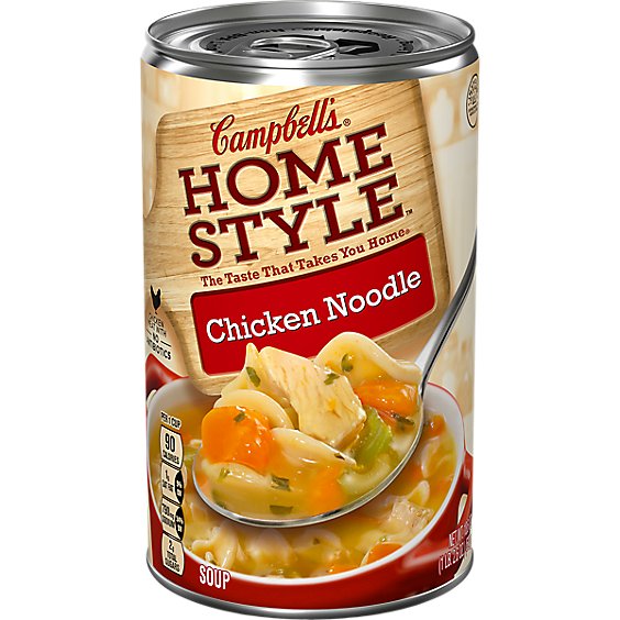 Campbells Home Style Soup Chicken Noodle - 18.6 Oz
