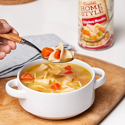 Campbells Home Style Soup Chicken Noodle - 18.6 Oz - Image 7