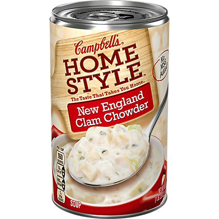 Campbells Home Style Soup New England Clam Chowder - 18.8 Oz - Image 4