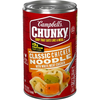 Campbell's Chunky Classic Chicken Noodle Soup - 18.6 Oz - Image 1