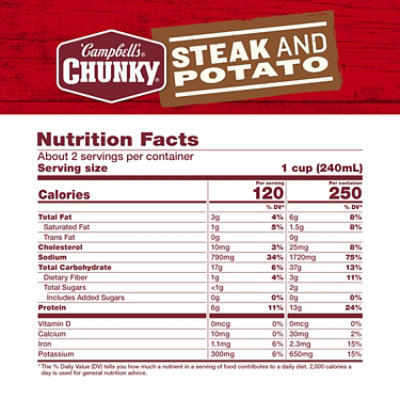 Campbell's Chunky Steak and Potato Soup - 18.8 Oz - Image 4