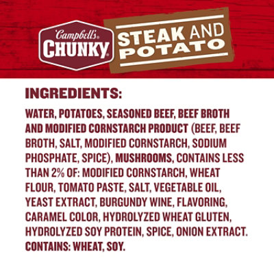 Campbell's Chunky Steak and Potato Soup - 18.8 Oz - Image 5