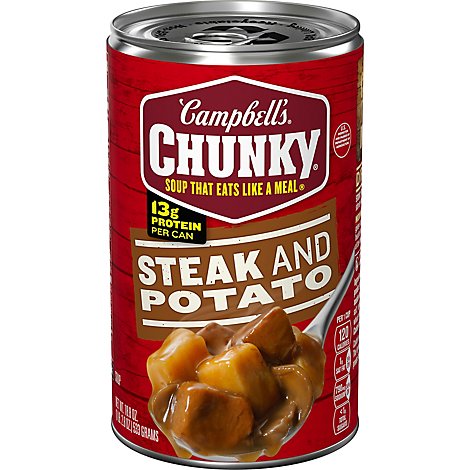 Campbells Chunky Soup Steak and Potato - 18.8 Oz