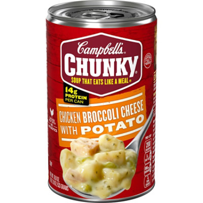 Campbells Chunky Soup Chicken Broccoli Cheese With Potato - 18.8 Oz