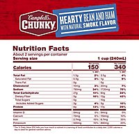Campbells Chunky Soup Hearty Bean And Ham With Smoke Flavor - 19 Oz - Image 5