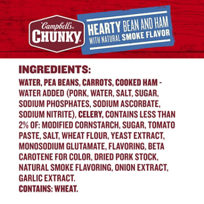 Campbell's Chunky Hearty Bean Soup With Ham - 19 Oz - Image 5