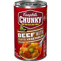 Campbells Chunky Soup Beef With Country Vegetables - 18.8 Oz - Image 2