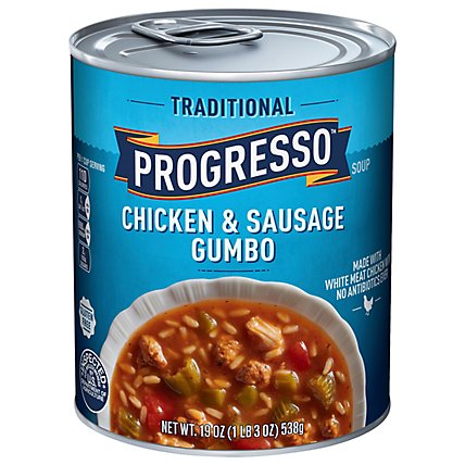 Progresso Traditional Soup Chicken & Sausage Gumbo - 19 Oz - Image 3