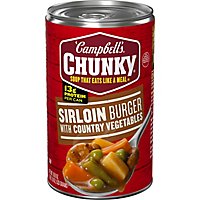 Campbells Chunky Soup Sirloin Burger with Country Vegetables - 18.8 Oz - Image 2