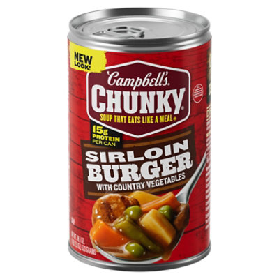 Campbell's Chunky Sirloin Burger With Country Vegetable Beef Soup - 18.8 Oz - Image 1