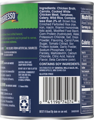 Progresso Soup Reduced Sodium Savory Chicken & Wild Rice - 18.5 Oz - Image 6