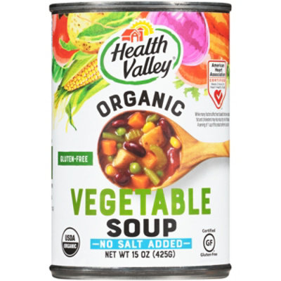 Health Valley Organic Soup No Salt Added Vegetable - 15 Oz