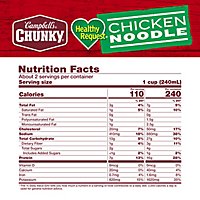 Campbells Chunky Healthy Request Soup Chicken Noodle - 18.6 Oz - Image 4