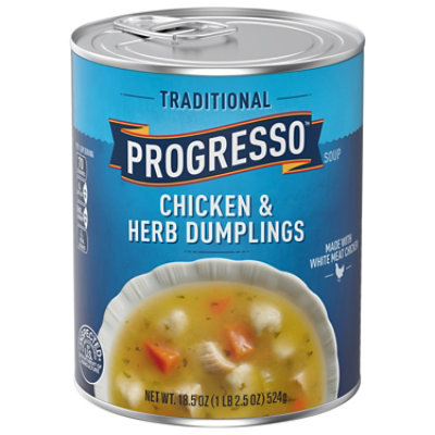 Progresso Traditional Soup Chicken & Herb Dumplings - 18.5 Oz - Safeway