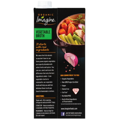 Imagine Natural Creations Organic Broth Vegetable - 32 Fl. Oz. - Image 5