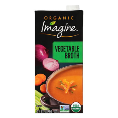 Imagine Natural Creations Organic Broth Vegetable - 32 Fl. Oz. - Image 1