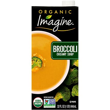 Imagine Organic Soup Creamy Broccoli - 32 Fl. Oz. - Image 2