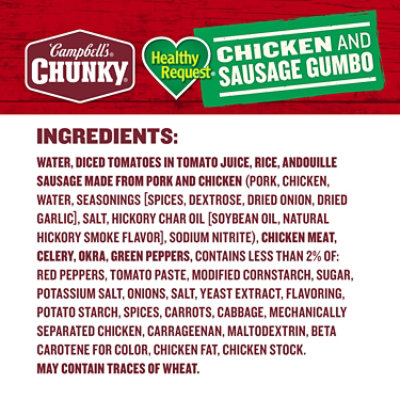 Campbell's Chunky Healthy Request Chicken and Sausage Gumbo Soup - 18.8 Oz - Image 5