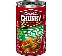 Campbells Chunky Healthy Request Soup Grilled Chicken & Sausage Gumbo - 18.8 Oz