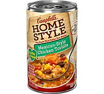 Campbells Home Style Healthy Request Soup Mexican-Style Chicken Tortilla - 18.6 Oz