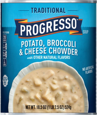 Progresso Traditional Soup Potato Brocolli & Cheese Chowder - 18.5 Oz - Image 2