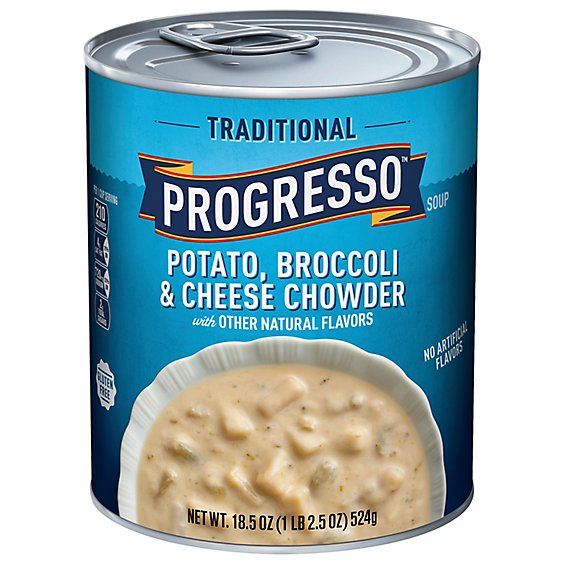 Progresso Traditional Soup Potato Brocolli & Cheese Chowder - 18.5 Oz