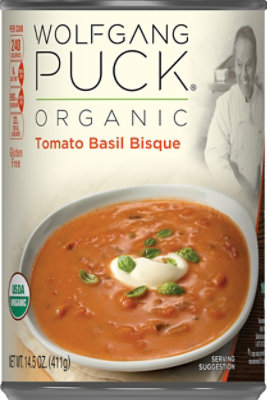 Wolfgang Puck Bisque Organic Tomato Basil - 14.5 Oz - Image 2