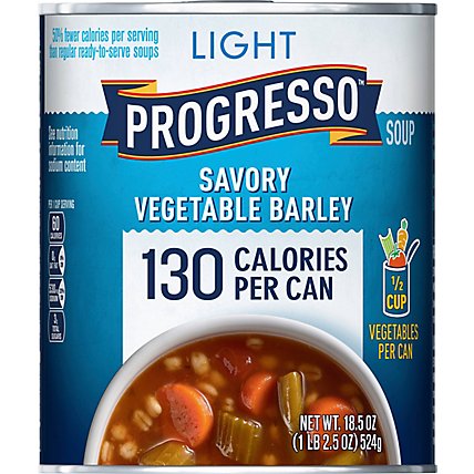 Progresso Light Soup Savory Vegetable Barley - 18.5 Oz - Image 2