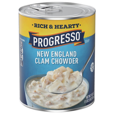 Progresso Rich & Hearty Soup New England Clam Chowder - 18.5 Oz