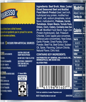 Progresso Rich & Hearty Soup Slow Cooked Vegetable Beef - 19 Oz - Image 6