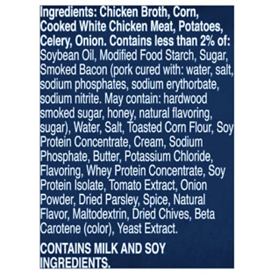 Progresso Rich & Hearty Soup Chicken Corn Chowder Flavored with Bacon - 18.5 Oz - Image 4