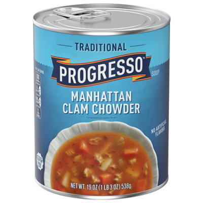 Progresso Traditional Soup Manhattan Clam Chowder - 19 Oz - Safeway