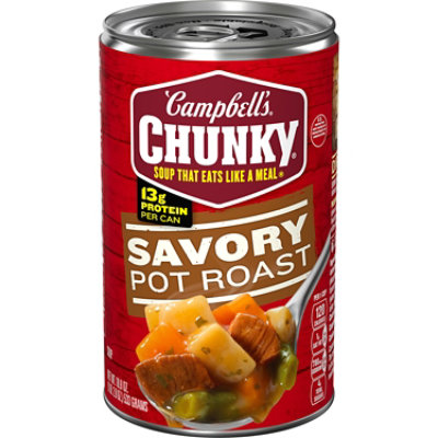 Campbell's Chunky Savory Pot Roast Soup - 18.8 Oz - Image 1