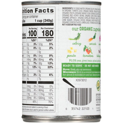 Health Valley Organic Soup No Salt Added Minestrone - 15 Oz - Image 5