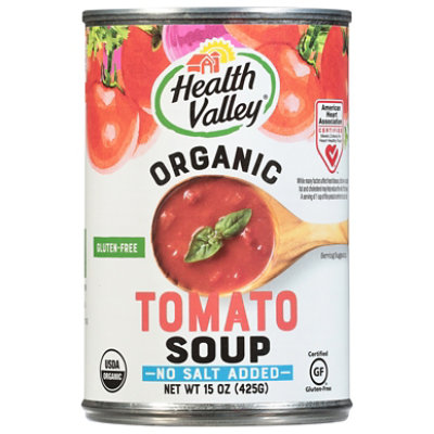 Health Valley Organic Soup No Salt Added Tomato - 15 Oz