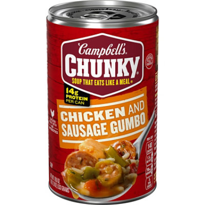 Campbell's Chunky Soup - Chicken and Sausage Gumbo - 18.8 Oz - Image 1