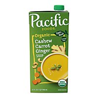 Pacific Organic Soup Cashew Carrot Ginger - 32 Fl. Oz. - Image 2