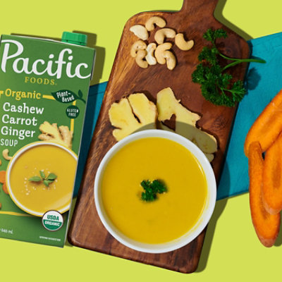 Pacific Foods Organic Cashew Carrot Ginger Soup - 32 Fl Oz - Image 2