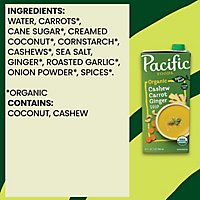 Pacific Organic Soup Cashew Carrot Ginger - 32 Fl. Oz. - Image 6
