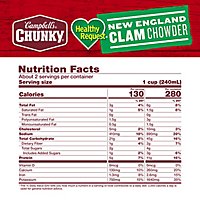 Campbells Chunky Healthy Request Soup New England Clam Chowder - 18.8 Oz - Image 5