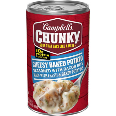 Campbell's Chunky Baked Potato with Cheddar and Bacon Bits Soup - 18.8 Oz