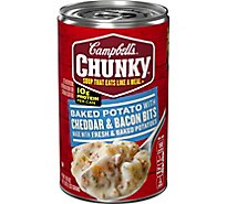 Campbells Chunky Soup Baked Potato With Cheddar & Bacon Bits - 18.8 Oz