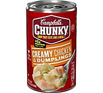 Campbells Chunky Soup Creamy Chicken & Dumplings - 18.8 Oz