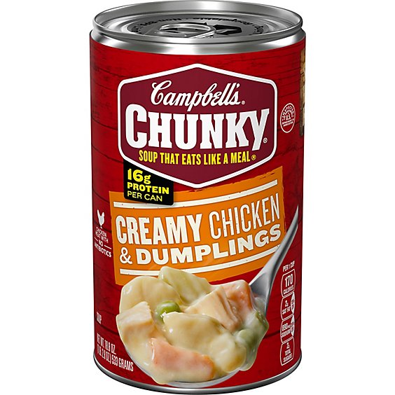 Campbells Chunky Soup Creamy Chicken & Dumplings - 18.8 Oz