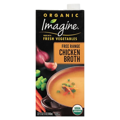 Imagine Natural Creations Organic Broth Chicken Free Range - 32 Fl. Oz. - Image 3