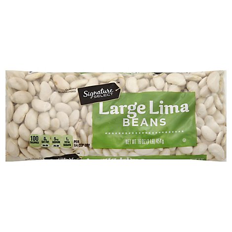 Signature SELECT Beans Lima Large - 16 Oz