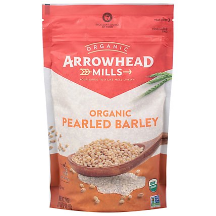 Arrowhead Mills Organic Barley Pearled - 28 Oz - Image 1