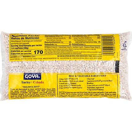 Goya Beans Barley - 16 oz - Image 5